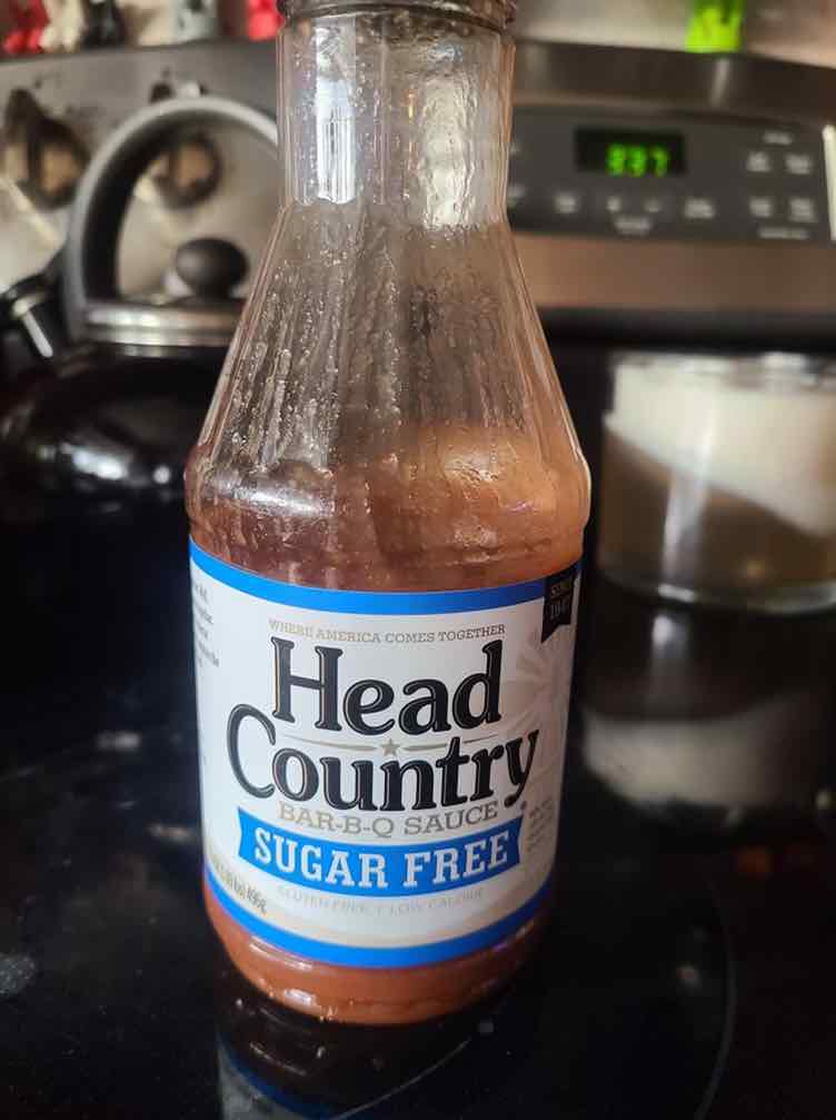 head country sugar free bbq sauce front
